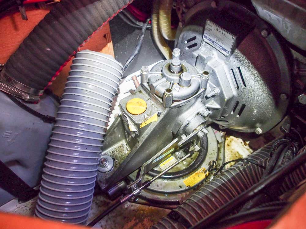Yacht Engine bilge